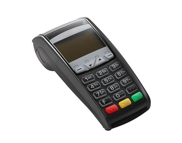 A pay machine keypad close-up, no brand
